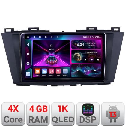 Navigatie Mazda 5 2010-2017 A-117  4+64 InCell Display 1K Android Waze USB Navigatie Internet Youtube Radio CarStore Technology