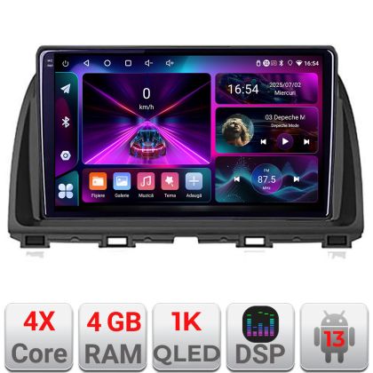 Navigatie Mazda CX-5 2012-2016 A-212  4+64 InCell Display 1K Android Waze USB Navigatie Internet Youtube Radio CarStore Technology