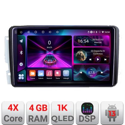 Navigatie Mercedes C 2001-2004 CLK G 2004-2006 A-171  4+64 InCell Display 1K Android Waze USB Navigatie Internet Youtube Radio CarStore Technology