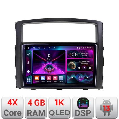 Navigatie Mitsubishi Pajero A-452  4+64 InCell Display 1K Android Waze USB Navigatie Internet Youtube Radio CarStore Technology