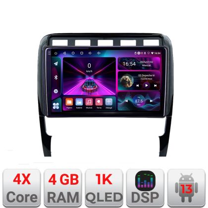 Navigatie Porsche Cayenne 2002-2011 A-443  4+64 InCell Display 1K Android Waze USB Navigatie Internet Youtube Radio CarStore Technology