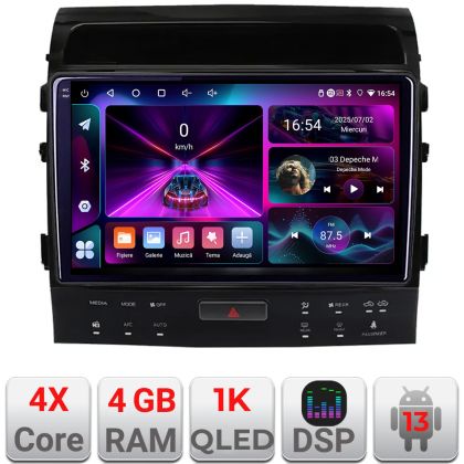Navigatie Toyota Landcruiser 200 V8 2007-2015 cu navi si 360 Android radio gps internet 4+64 InCell Display 1K KIT-381-360+EDT-E209-RK CarStore Technology