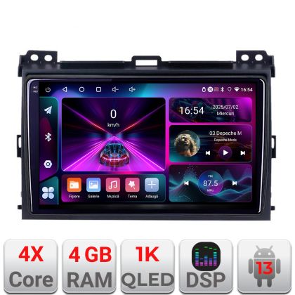 Navigatie Toyota Prado 2007- A-456  4+64 InCell Display 1K Android Waze USB Navigatie Internet Youtube Radio CarStore Technology
