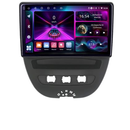Navigatie Citroen C1 Peugeot 107 Toyota Aygo 2005-2014 Android radio gps internet 4+64 InCell Display 1K KIT-C1+EDT-E210-RK CarStore Technology