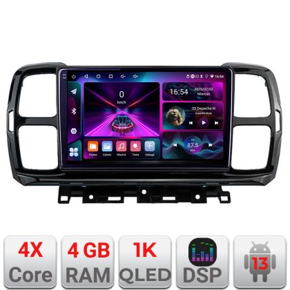 Navigatie Citroen C5 Aircross Android radio gps internet 4+64 InCell Display 1K Kit-aircross+EDT-E209-RK CarStore Technology