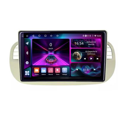 Navigatie Fiat 500 intre anii 2007-2015 Android radio gps internet  4+64 InCell Display 1K Kit-fiat500+EDT-E209-RK CarStore Technology