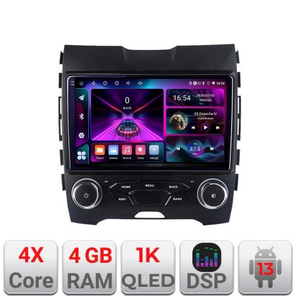 Navigatie Ford Edge 2015-2021 midline A-edge-mid  4+64 InCell Display 1K Android Waze USB Navigatie Internet Youtube Radio CarStore Technology