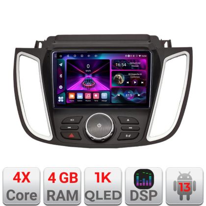 Navigatie Ford Kuga 2015-2020 SYNC2 si SYNC3  4+64 InCell Display 1K Android Waze USB Navigatie Internet Youtube Radio Kit-kuga+EDT-E CarStore Technology