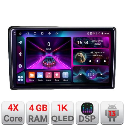 Navigatie Ford Transit Focus Kuga A-transit  4+64 InCell Display 1K Android Waze USB Navigatie Internet Youtube Radio CarStore Technology