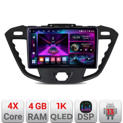Navigatie Ford Transit Quad Core A-845  4+64 InCell Display 1K Android Waze USB Navigatie Internet Youtube Radio CarStore Technology