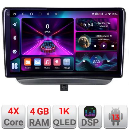 Navigatie Ford Turneo Courier Transit Courier 2014-2021 dedicata Android radio gps internet 4+64 InCell Display 1K kit-turneo+EDT-E209-RK CarStore Technology