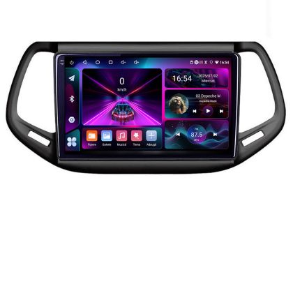 Navigatie Jeep Compass 2017 A-739  4+64 InCell Display 1K Android Waze USB Navigatie Internet Youtube Radio CarStore Technology