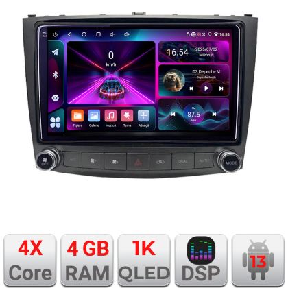 Navigatie Lexus IS 2005-2011 A- IS  4+64 InCell Display 1K Android Waze USB Navigatie Internet Youtube Radio CarStore Technology