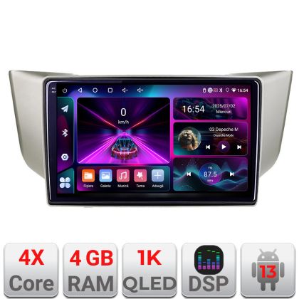 Navigatie Lexus RX 2003-2009 A- rx-03  4+64 InCell Display 1K Android Waze USB Navigatie Internet Youtube Radio CarStore Technology