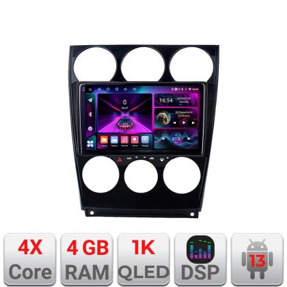 Navigatie Mazda 6 2004-2008 A-944  4+64 InCell Display 1K Android Waze USB Navigatie Internet Youtube Radio CarStore Technology