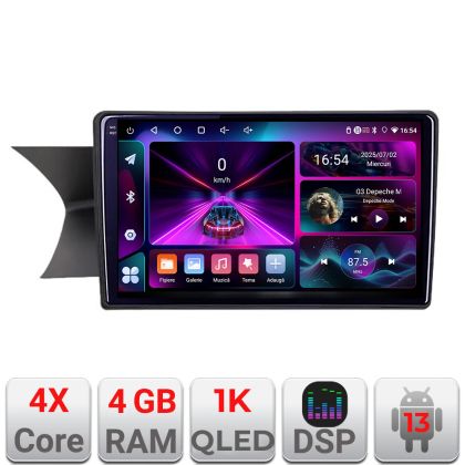 Navigatie Mercedes C W204 NTG4.5 2012-2015  4+64 InCell Display 1K Android Waze USB Navigatie Internet Youtube Radio Kit-w204-N45+EDT CarStore Technology