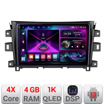 Navigatie NIssan Navara 2017- A-NAVARA17  4+64 InCell Display 1K Android Waze USB Navigatie Internet Youtube Radio CarStore Technology