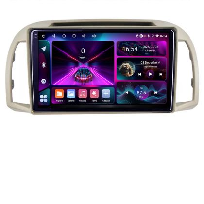 Navigatie Nissan Micra 2002-2010 Android radio gps internet 4+64 InCell Display 1K KIT-micra2003+EDT-E209-RK CarStore Technology