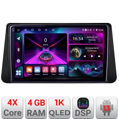 Navigatie Nissan Micra intre anii 2014-2019 Android radio gps internet  4+64 InCell Display 1K Kit-micra+EDT-E209-RK CarStore Technology