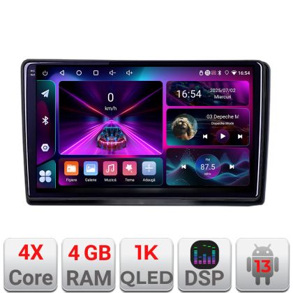 Navigatie Nissan Navara 2006-2014 A-NAVARA  4+64 InCell Display 1K Android Waze USB Navigatie Internet Youtube Radio CarStore Technology