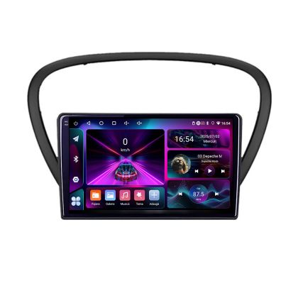 Navigatie Peugeot 607 Android radio gps internet 4+64 InCell Display 1K Kit-607+EDT-E209-RK CarStore Technology