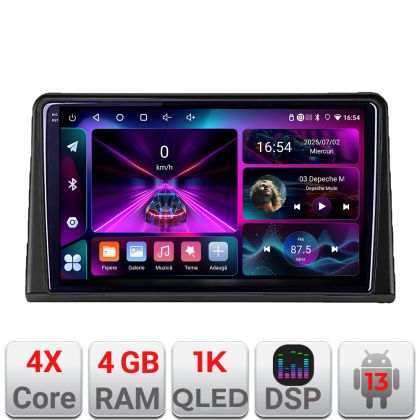 Navigatie Renault Express  Android radio gps internet  4+64 InCell Display 1K kit-express+EDT-E209-RK CarStore Technology