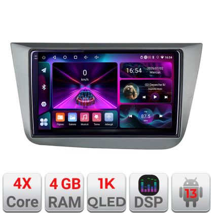 Navigatie Seat Leon 2005-2012 A-leon05 4+64 InCell Display 1K Android Waze USB Navigatie Internet Youtube Radio CarStore Technology