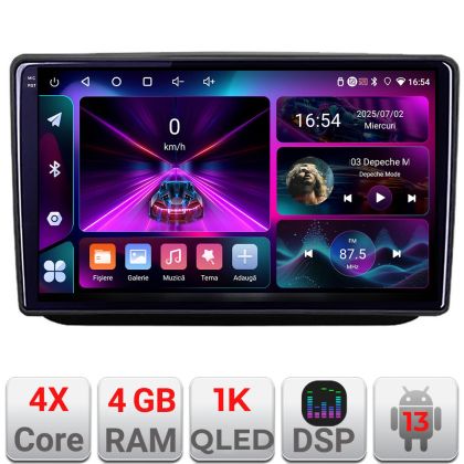 Navigatie Skoda Fabia 2 2009-2014 Android radio gps internet 4+64 InCell Display 1KGB 4-core Kit-fabia2+EDT-E210-RK CarStore Technology