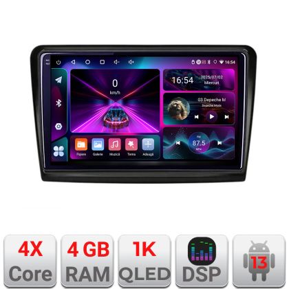 Navigatie Skoda Superb 2 A-SUPERB2  4+64 InCell Display 1K Android Waze USB Navigatie Internet Youtube Radio CarStore Technology