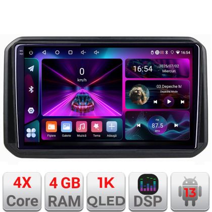 Navigatie Suzuki Ignis 2016- A-IGNIS16  4+64 InCell Display 1K Android Waze USB Navigatie Internet Youtube Radio CarStore Technology