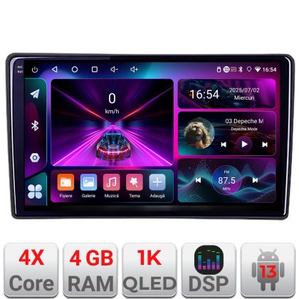 Navigatie Toyota Android radio gps internet 4+64 InCell Display 1K kit-toyota-universal+EDT-E209-RK CarStore Technology