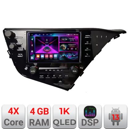 Navigatie Toyota Camry 2017-2021  Android radio gps internet  4+64 InCell Display 1K kit-camry-2018-plus+EDT-E209-RK CarStore Technology