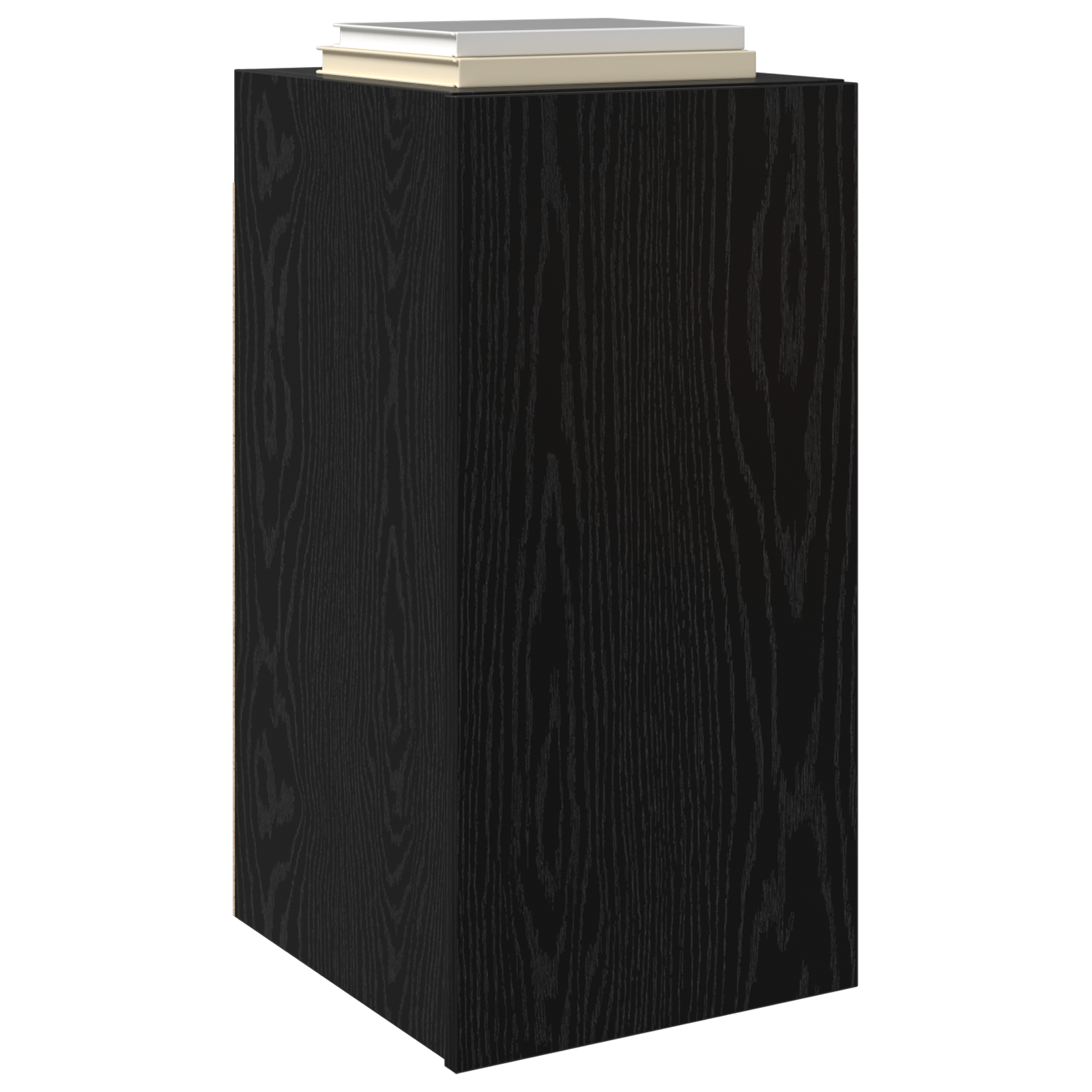 Unitate TV cu raft Altele cu depozitare cu ușă 2 pcs Stejar negru Lemn compozit GartenMobel Dekor
