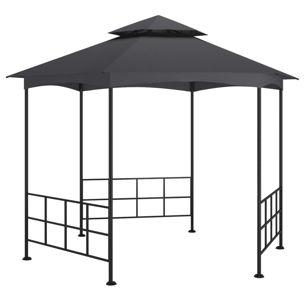 Pavilion cu pereți laterali, antracit, 3,1x2,7 m GartenMobel Dekor