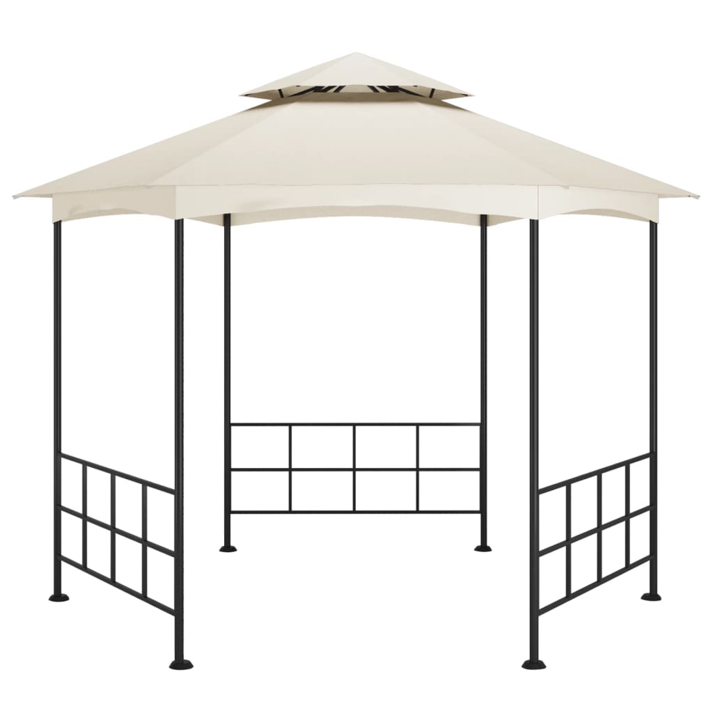 Pavilion cu pereți laterali, crem, 3,1x2,7 m  GartenMobel Dekor
