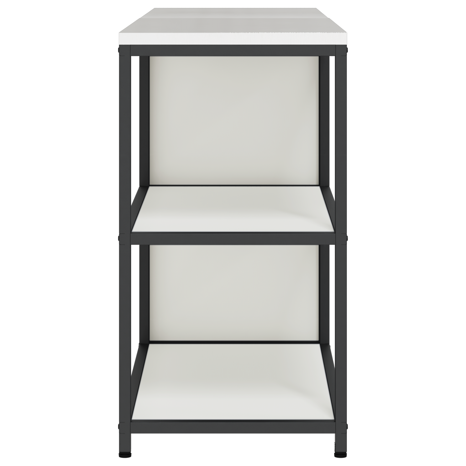Set de depozitare pentru bucătărie 2 pcs Alb 150 x 50 x 92 cm GartenMobel Dekor