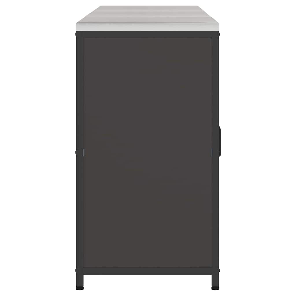Set de Depozitare pentru Bucătărie 3 pcs Negru 210 x 50 x 92 cm GartenMobel Dekor