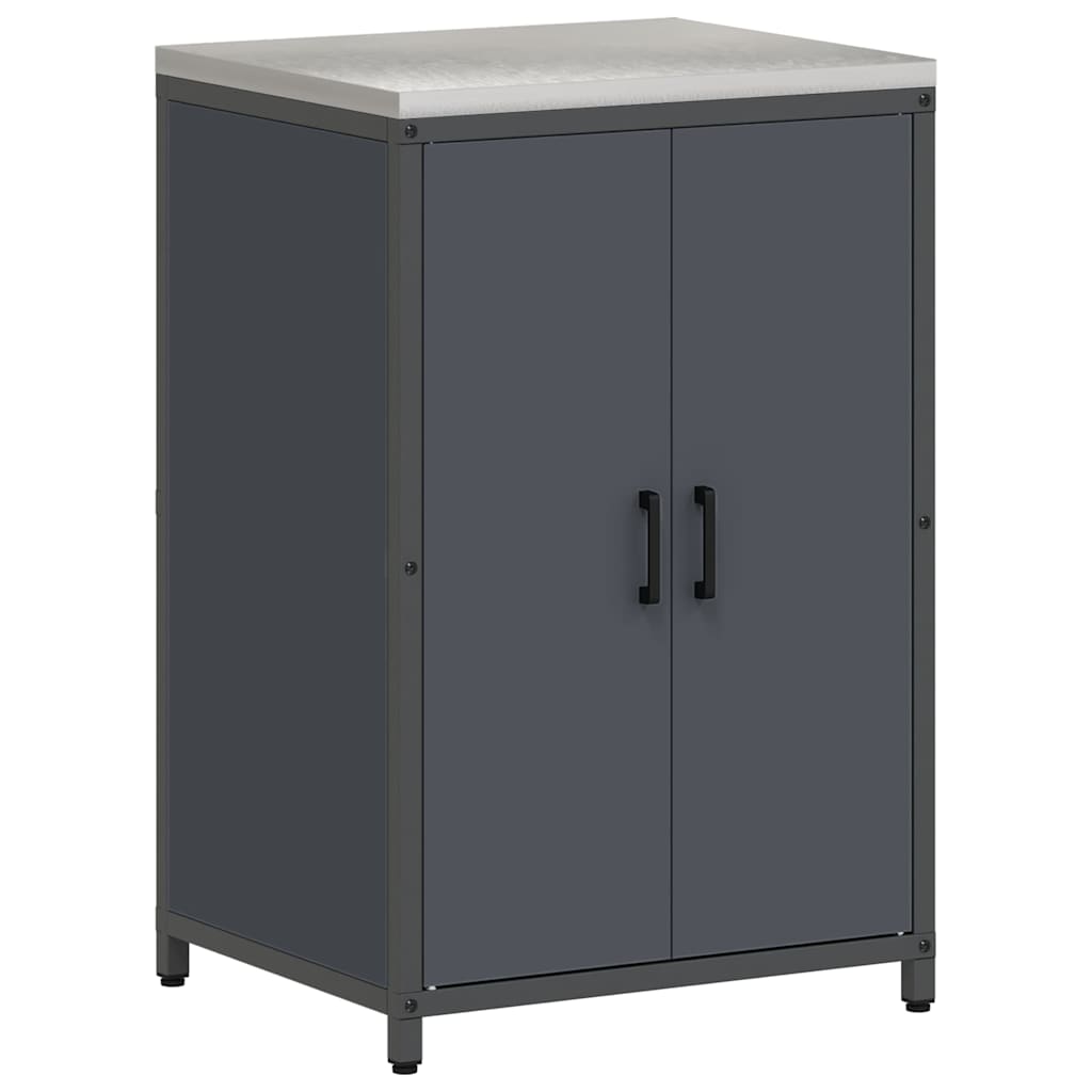 Set de Depozitare pentru Bucătărie cu raft Altele cu depozitare cu ușă 3 pcs Antracit GartenMobel Dekor