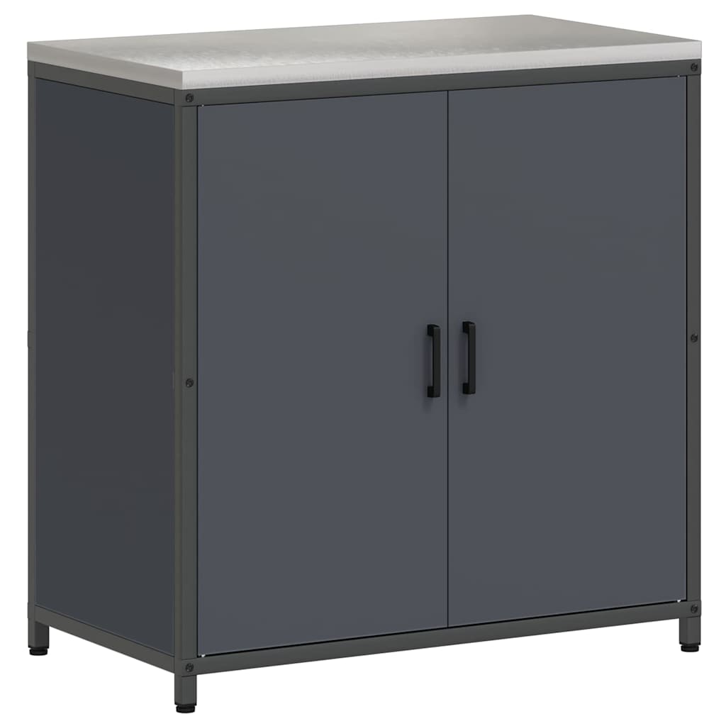 Set de Depozitare pentru Bucătărie cu raft Altele cu depozitare cu ușă 3 pcs Antracit GartenMobel Dekor