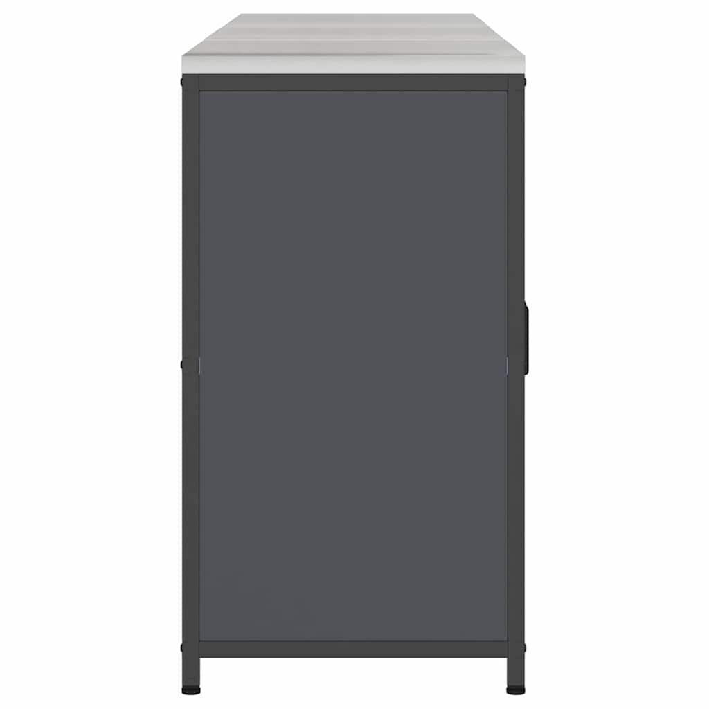 Set de Depozitare pentru Bucătărie cu raft Altele cu depozitare cu ușă 3 pcs Antracit GartenMobel Dekor