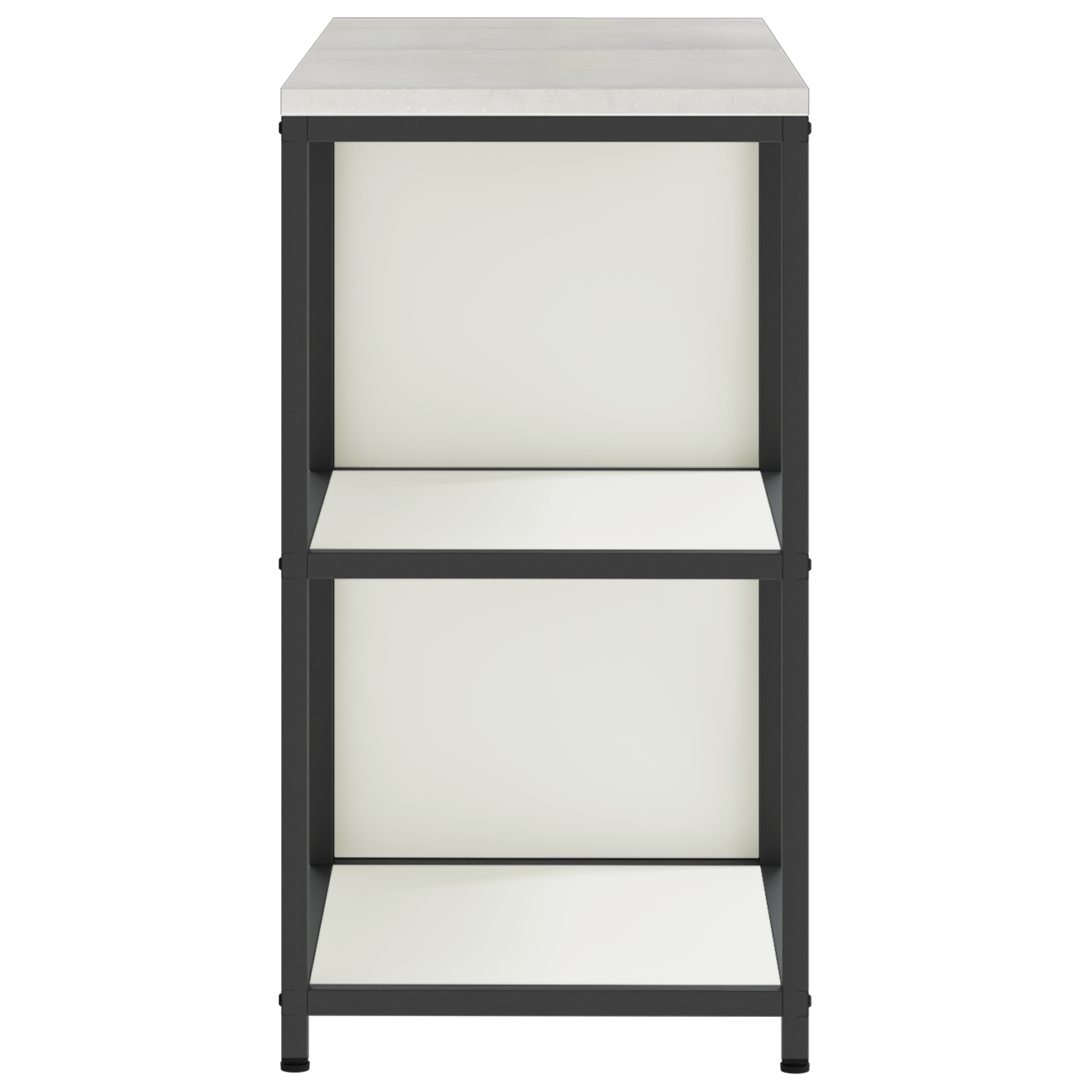 Set de depozitare pentru bucătărie 2 pcs Alb 120 x 50 x 92 cm GartenMobel Dekor