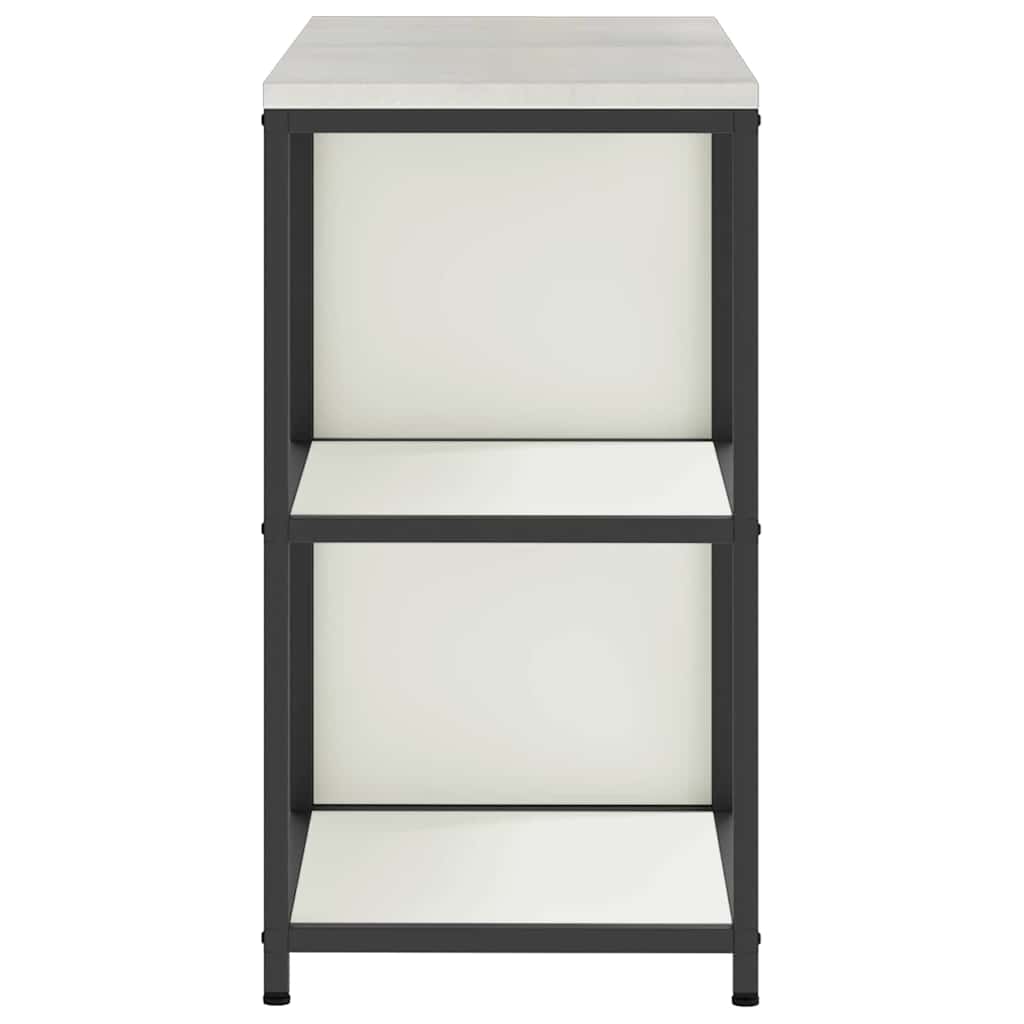 Set de depozitare pentru bucătărie 2 pcs Alb 150 x 50 x 92 cm GartenMobel Dekor