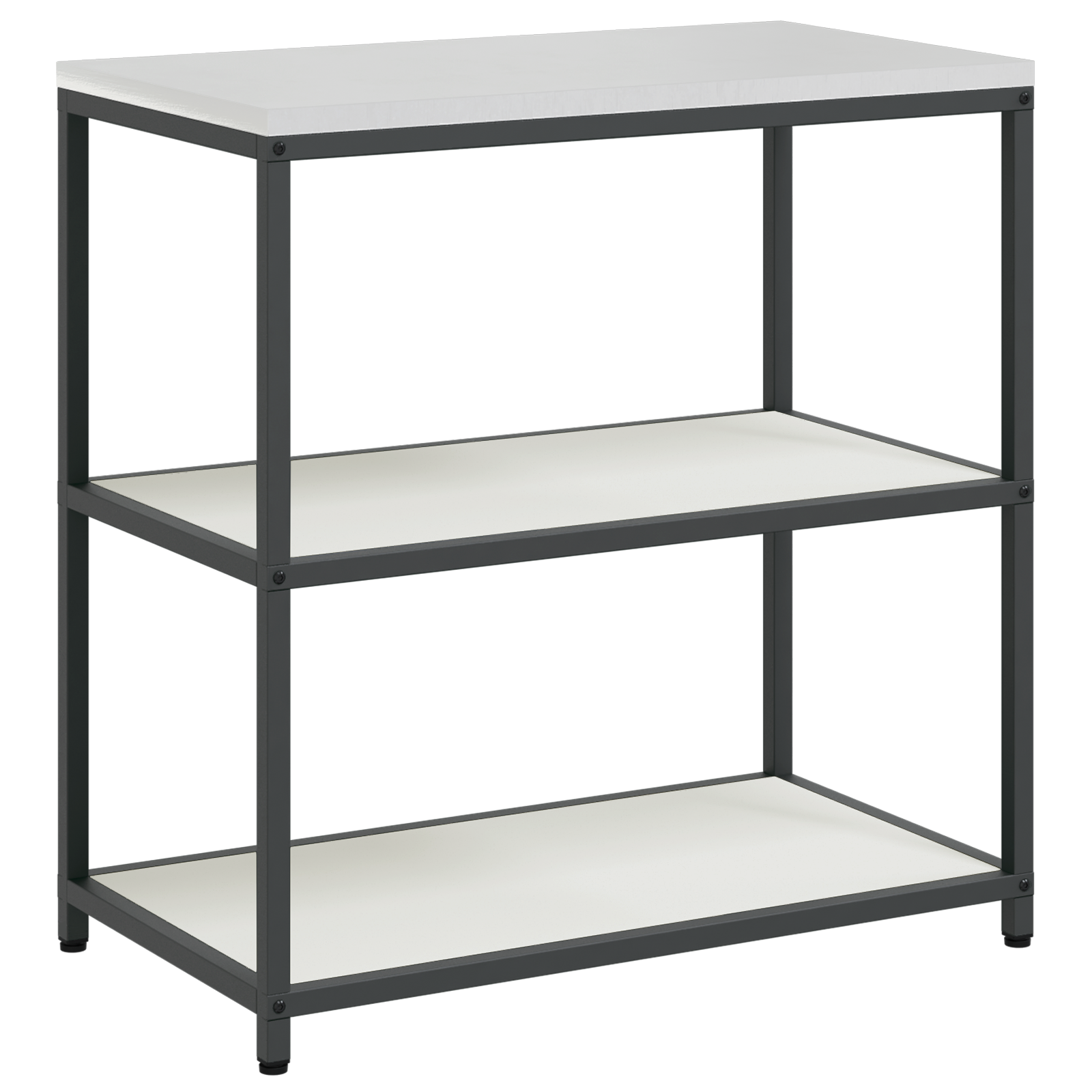 Set de depozitare pentru bucătărie 2 pcs Alb 150 x 50 x 92 cm GartenMobel Dekor