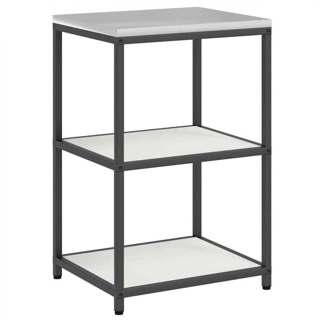 Set de depozitare pentru bucătărie 2 pcs Alb 150 x 50 x 92 cm GartenMobel Dekor