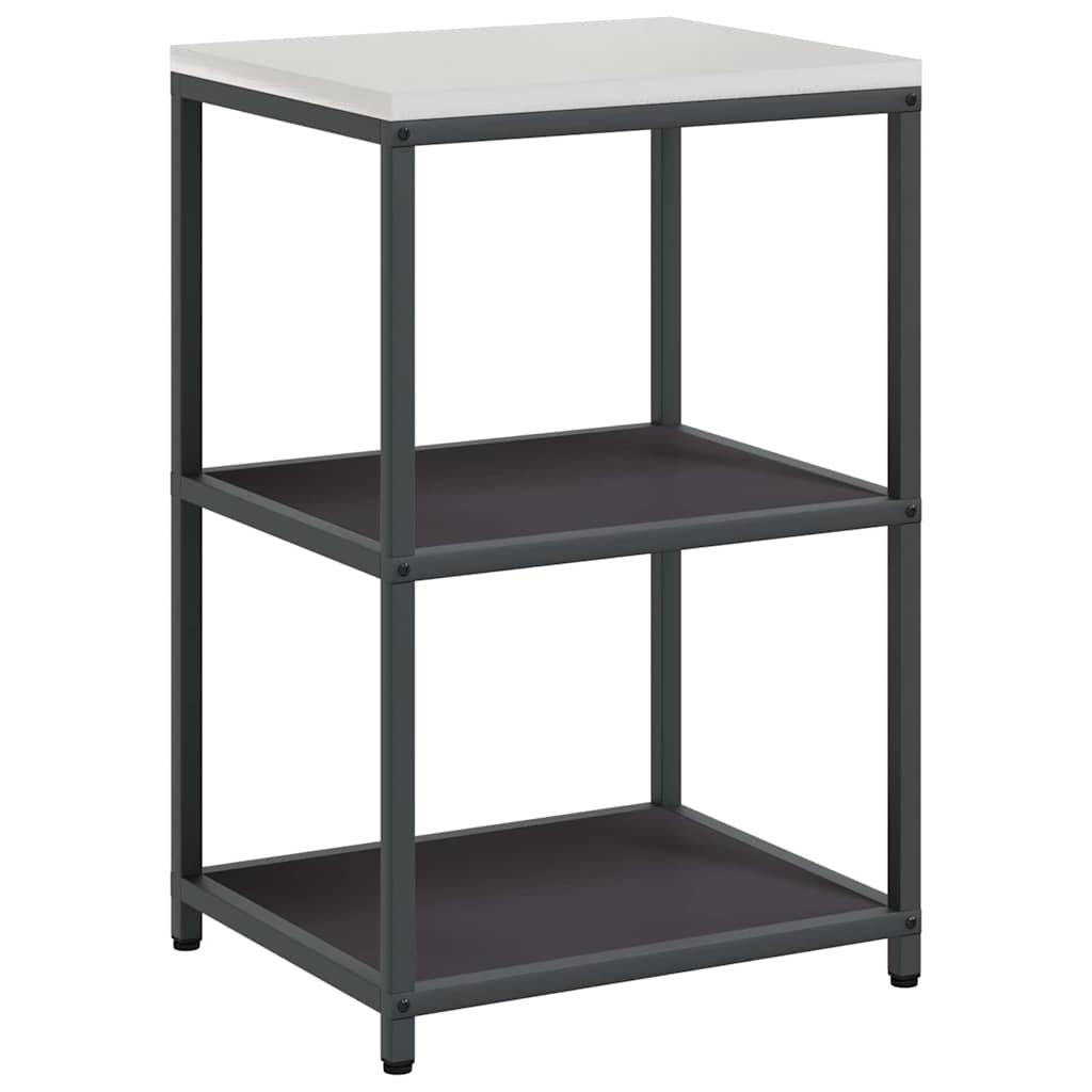 Set de depozitare pentru bucătărie 2 pcs Negru 150 x 50 x 92 cm GartenMobel Dekor