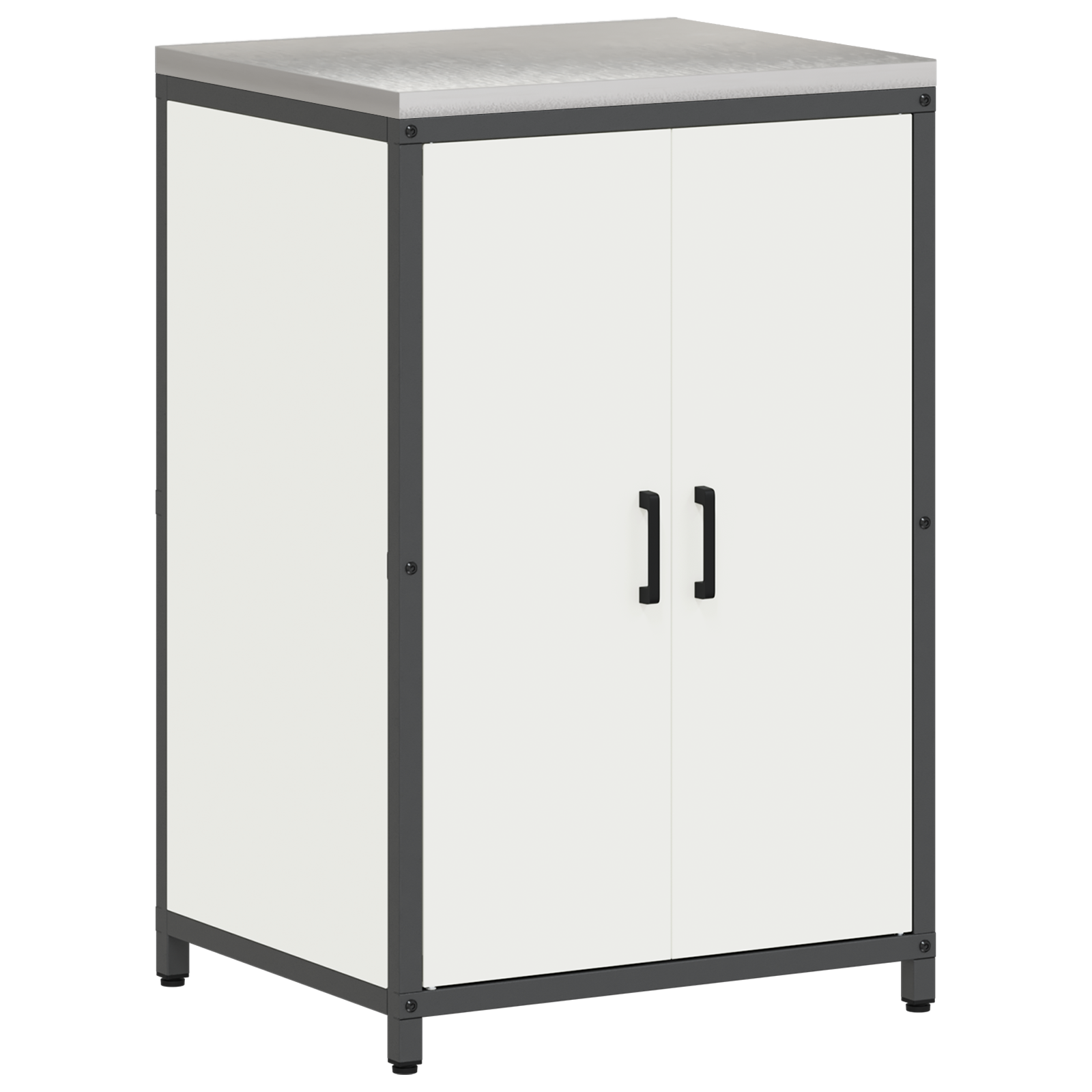 Set de depozitare pentru bucătărie 3 pcs Alb 210 x 50 x 92 cm GartenMobel Dekor