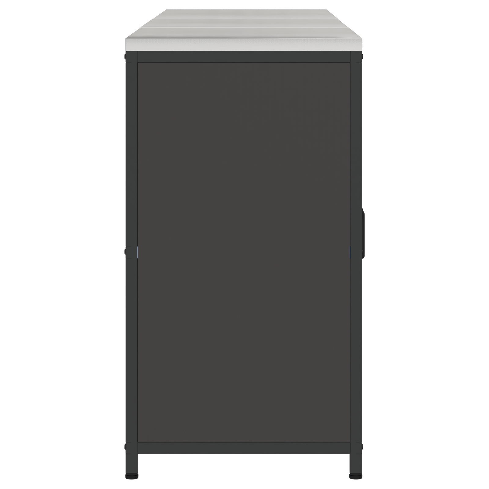 Set de depozitare pentru bucătărie 3 pcs Negru 210 x 50 x 92 cm GartenMobel Dekor