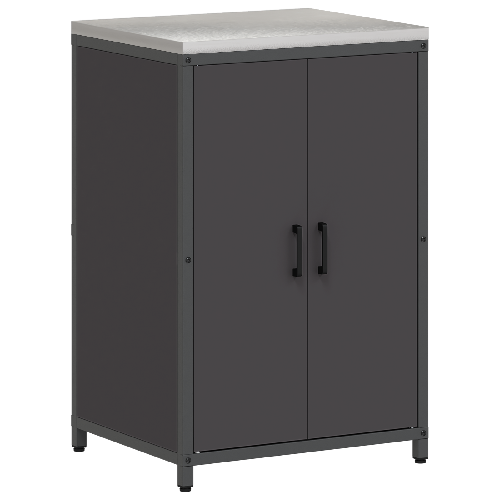 Set de depozitare pentru bucătărie 3 pcs Negru 210 x 50 x 92 cm GartenMobel Dekor