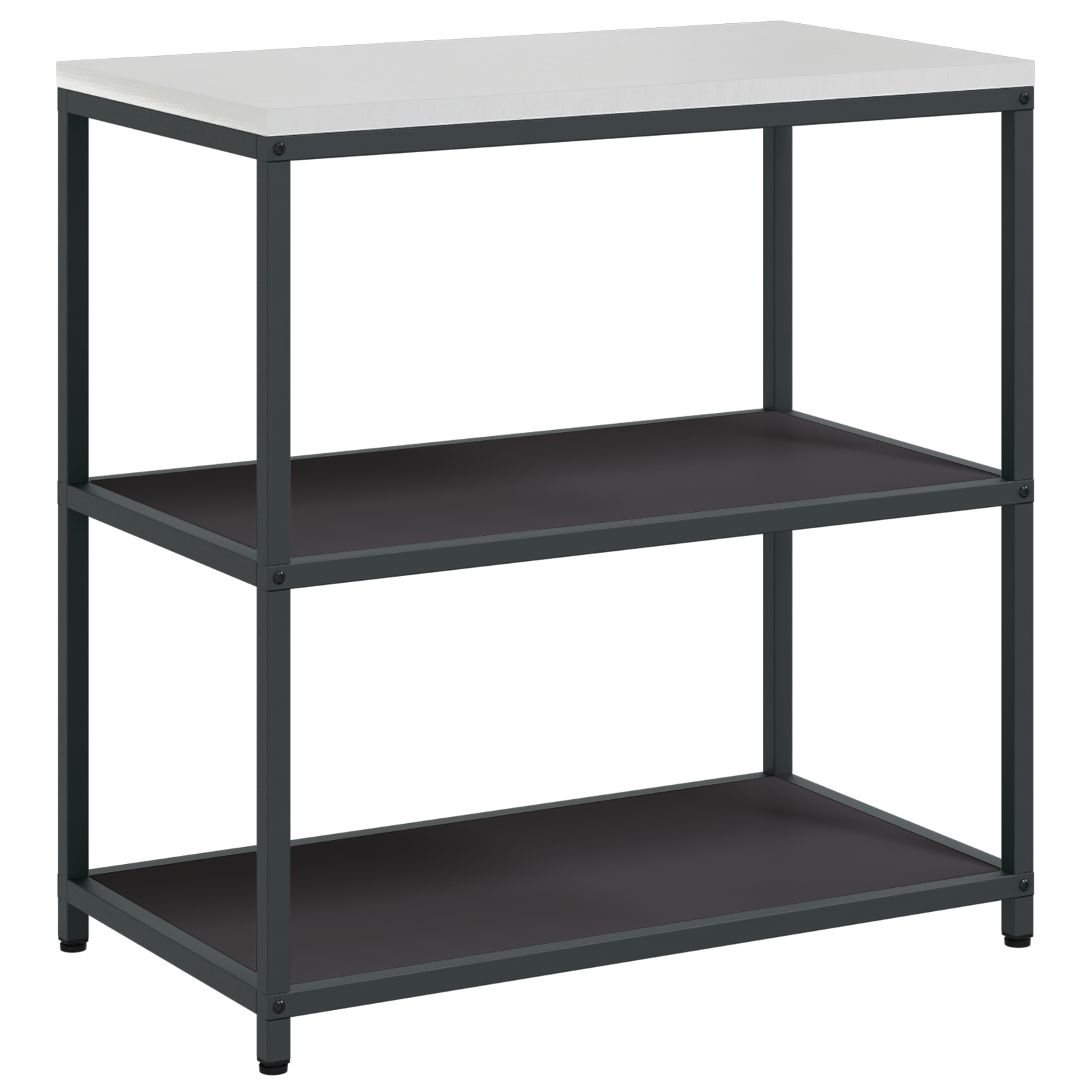Set de depozitare pentru bucătărie 3 pcs Negru 210 x 50 x 92 cm GartenMobel Dekor