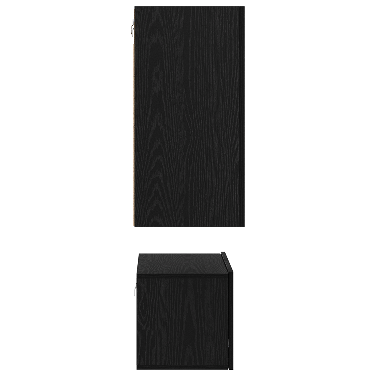 Set comodă TV cu raft 3 pcs Stejar negru 60 x 30 x 30.5 cm GartenMobel Dekor